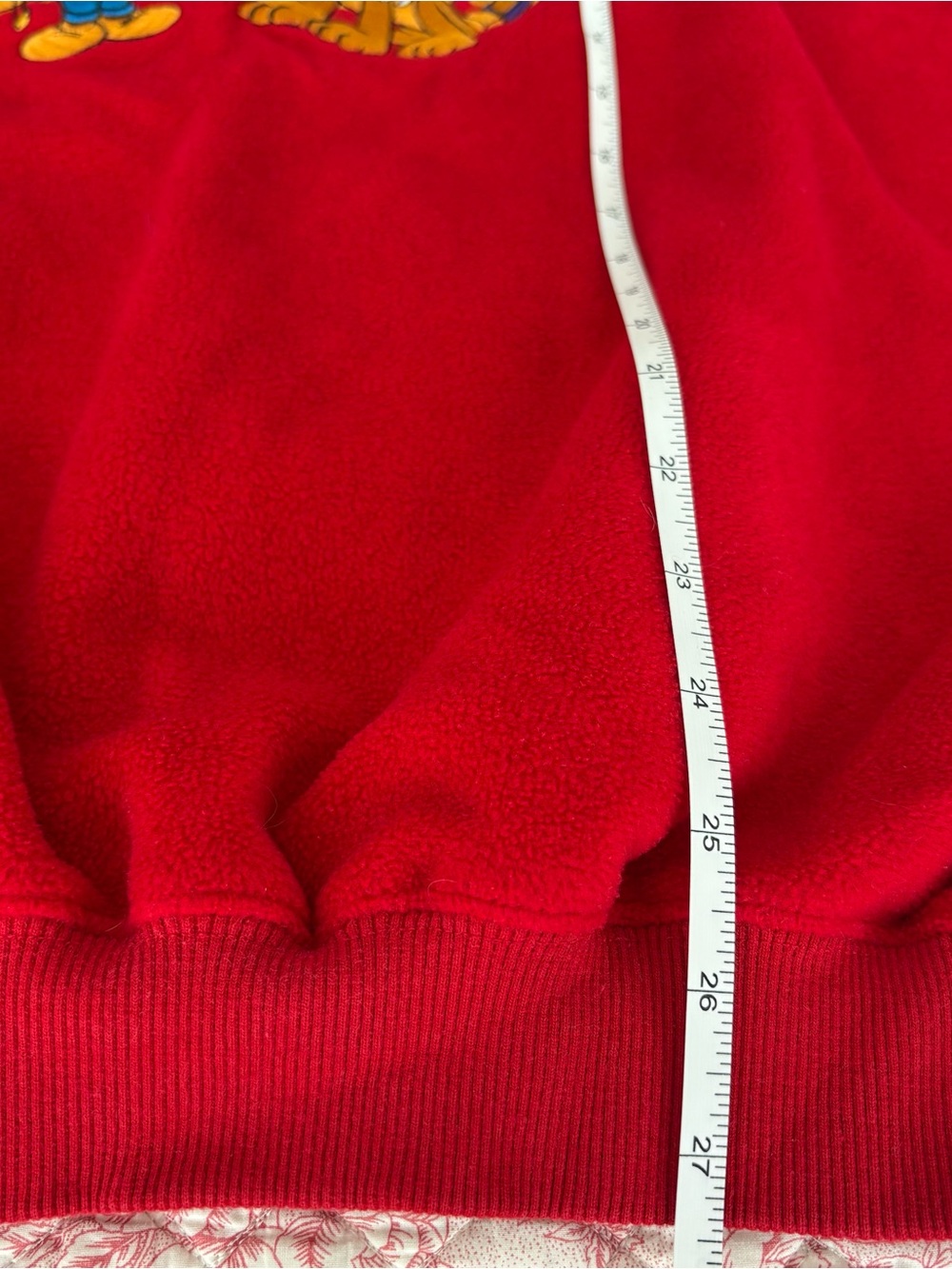 Vintage Disney Mickey & Friends Crewneck Fleece, L ❤️ - Picture 5 of 7